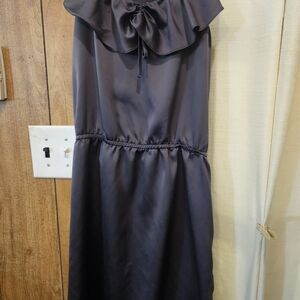 Naked Zebra Dark Gray Mini Dress